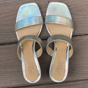 Jewel Badgley Mischka Silver Heals